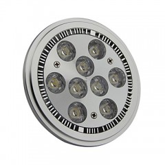 9W G53 LED Spotlight AR111 9 High Power LED 990LM lm Cool White AC 85-265 V  