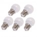 3W E26/E27 LED Globe Bulbs 6 SMD 3528 250 lm Warm White Decorative AC 220-240 V 5 pcs  