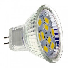 4W GU4(MR11) LED Spotlight MR11 9 SMD 5730 430 lm Warm White DC 12 V  