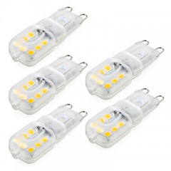 4W G9 LED Bi-pin Lights T 14 SMD 2835 300-360 lm Warm White / Cool White Decorative AC 220-240 V 5 pcs  