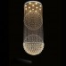 LED Pendant Light Modern Crystal Chandelier 12 Lights Silver Canpoy Clear Crystal Globe Ceiling Lamps Fixtures H210CM  