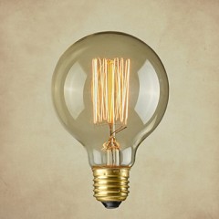 Pure Cupper Lamp Cap Retro Vintage E27 Artistic Filament Bulb Industrial Incandescent Light Bulb 40W  