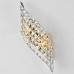 Crystal Wall Light, 2 Light,Modern Incision Electroplate Tempering  