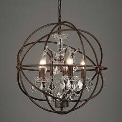 Chandeliers Crystal Traditional/Classic Bedroom / Dining Room / Entry / Hallway Metal  