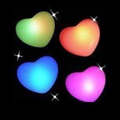 4.5*8*7CM Christmas Colorful Led Love A Night Light  LED Lamp 1PC  