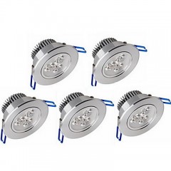 MORSEN®HOT! 5Pcs  Downlights Leds Dimmable 6W  600LM  Auminium Lled Downlight Celing Light Cool/Warm  White  