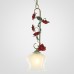 European Garden Lamp Chandelier Lamp American Iron Flower Flowers  