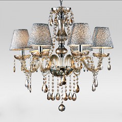 40W Chandelier ,  Modern/Contemporary / Traditional/Classic / Vintage Electroplated Feature for Crystal GlassLiving Room / Bedroom /  