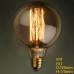 G125 Straight Wire 60W 110V-240V Lamp Bulb Edison Big Retro Decorative Light Bulbs  