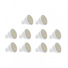 7W GU10 LED Spotlight 18 SMD 5630 570 lm Warm White / Cool White AC 220-240 V 10 pcs  