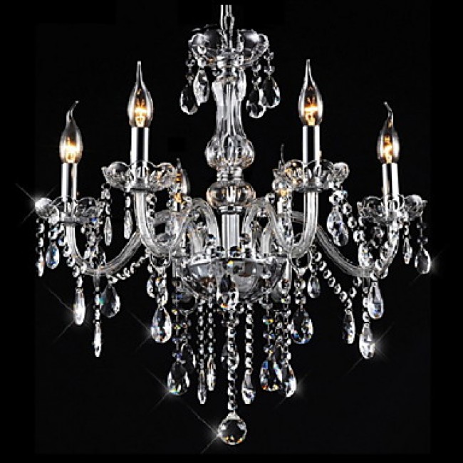 3W Chandelier ,  Traditional/Classic / Vintage Electroplated Feature for Crystal CrystalLiving Room / Bedroom / Dining Room / Kitchen /  