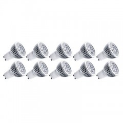 10pcs  5W GU10/GU5.3/E27/E14 5LEDS 550LM Light LED Spot Lights(90-260V)  