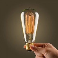 Filament Bulb Retro Vintage Industrial Incandescent 40W  