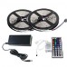 ZDM™ 2×5M RGB LED Strip Light 300 3528 SMD and 44Key Remote Controller and 6A EU AU US Power Supply (AC110-240V)  