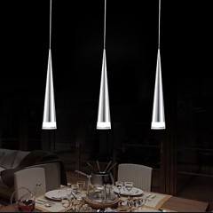 Max 5W Pendant Light ,  Modern/Contemporary Chrome Feature for LED Metal Living Room / Bedroom / Dining Room / Kitchen  