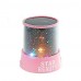 Starry Night Sky Projector Colorful LED Night Light (Random Color,Powered by 3 AA Battery)  