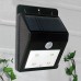 4-LED White Light LED Solar Light PIR Sensor Outdoor Light  