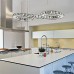 24W Pendant Light ,  Modern/Contemporary Chrome Feature for Crystal / LED Metal Living Room / Dining Room  