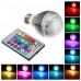 9W E26/E27 LED Globe Bulbs Integrate LED 500 lm RGB Remote-Controlled AC 85-265 V  