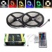 ZDM™ 2×5M 150X5050 SMD RGB LED Strip Light and 44Key Remote Controller and 5A Power Supply (AC110-240V)  