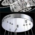 Crystal LED Pendant Lights Lighting Modern Single Rings D70CM K9 Large Crystal Indoor Ceiling Light Fixtures  