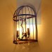 Bedroom Bedside Aisle Creative Personality Wrought Iron Birdcage Crystal Lamp  