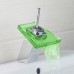 1PC Temperature Control Change Color LED Grogshop Home decoration Water Light Wash Basin Faucet Light  