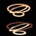 UMEI™ Modern Pendant Lights LED 3 Rings Pendant Lamp for Living Room / Bedroom / Study Room/Office Acrylic  