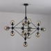 Ecolight™ Chandeliers 15 Lights/Glass Ball Lights/ Retro Living Room / Hallway / Outdoors / Garage Metal  