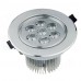 5pcs HRY® 7W 7LEDS 750LM Warm/Cool White Color LED Receseed Lights Ceiling Lights(85-265V)  