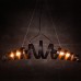 MAX 60W Chandelier ,  Modern/Contemporary Electroplated Feature for Mini Style MetalLiving Room / Bedroom / Dining Room / Study  