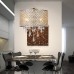 Drum Chandelier Crystal Modern 4 Lights  