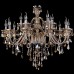 Chandelier Crystal  Cognac Color Luxury Modern 2 Tiers Living 15 Lights  