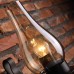 Retro Rustic Nordic Glass Wall Lamp Bedroom Bedside Wall Sconce Vintage Industrial Wall Light Fixtures  