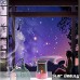 Starry Night Sky Projector Colorful LED Night Light (Random Color,Powered by 3 AA Battery)  