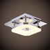 8w Led Acrylic Flush Mount, 1 light, Modern Acrylic Electroplating Stainless Steel  