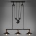 UMEI™ LED Pendant Lights Vintage 3 Lights ST64 Bulbs Included Up and Down system for Living Room / Bedroom  