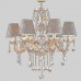 40W Chandelier ,  Modern/Contemporary / Traditional/Classic / Vintage Electroplated Feature for Crystal GlassLiving Room / Bedroom /  