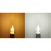 5pcs  E14 4W 400LM Warm/Cool White 360 Degree Edison Filament Light LED Candle Bulb(220V)  