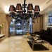 Chandelier Luxury Modern Black Crystal Living 8 Lights  