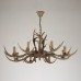 8 Heads Retro Antler Chandelier Lamp Mule Deer Pedant Lamp Fit for the Hotel / Coffee Room Decorate Chandelier Light  