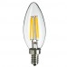 5pcs  E14 4W 400LM Warm/Cool White 360 Degree Edison Filament Light LED Candle Bulb(220V)  