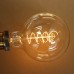 G125 wire around 60W bulb edison bulbs Bar Pearl tungsten bulb Edison light bulb retro decoration  