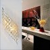 Crystal Wall Light, 2 Light,Modern Incision Electroplate Tempering  