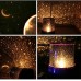 Starry Night Sky Projector Colorful LED Night Light (Random Color,Powered by 3 AA Battery)  