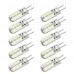 10 pcs G4 2W 170 LM Warm White / Cool White LED Spotlight DC 12 V  